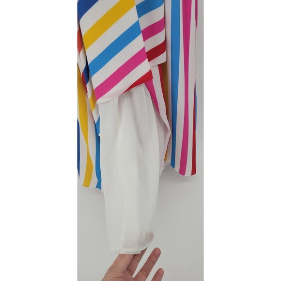 Color Me Courtney Taira Short Sleeve Wrap Dress  Size Small Retail $230 - Picture 6 of 8